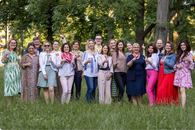 Teamfoto von Stepic Charity CEE